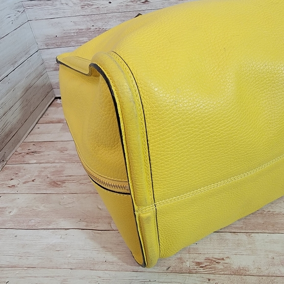 Alexander McQueen Skull Padlock yellow Tote - Picture 12 of 16